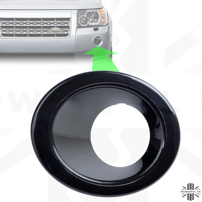 Front Bumper Fog Lamp Bezel in ABS for Land Rover Freelander 2 - LH