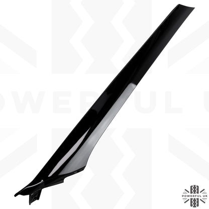 Aftermarket A Pillar Finisher in Gloss Black for Range Rover Evoque 1 '5 Door' (2011-18) - LEFT