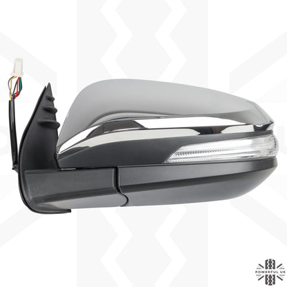 Wing Mirror Assembly - Chrome - LH - for Toyota Hilux Mk8 (2016+)