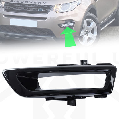 Gloss Black Fog Light Surround for Land Rover Discovery Sport 2015-19 - Left