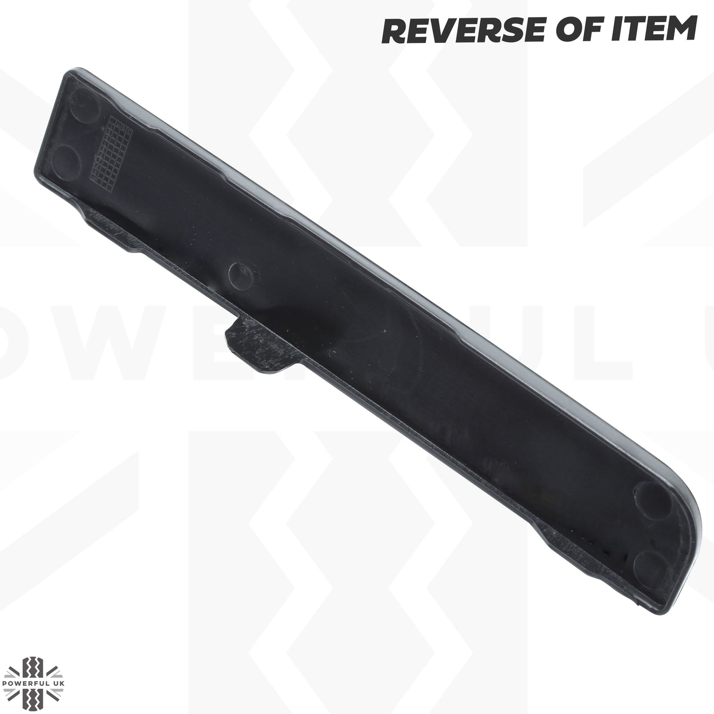 Rear Bumper Recess Insert (Upper Section) for Land Rover Defender L663 - Gloss Black - LEFT