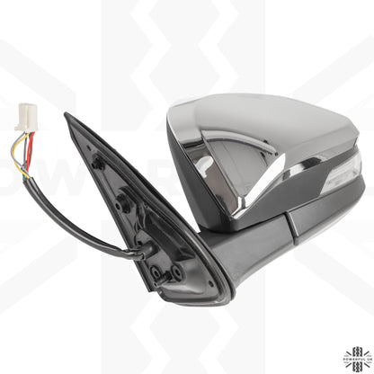 Wing Mirror Assembly - Chrome - LH - for Toyota Hilux Mk8 (2016+)