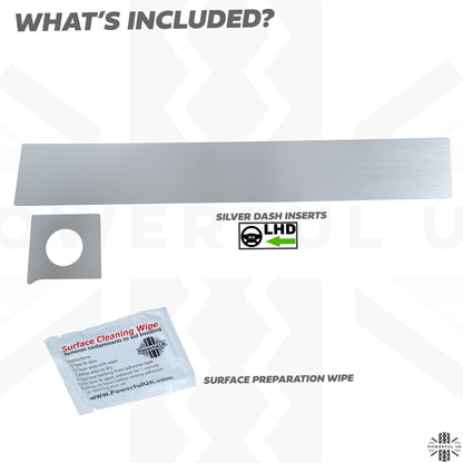 Dash Insert Kit - Range Rover Evoque(2011-18) - LHD - Silver