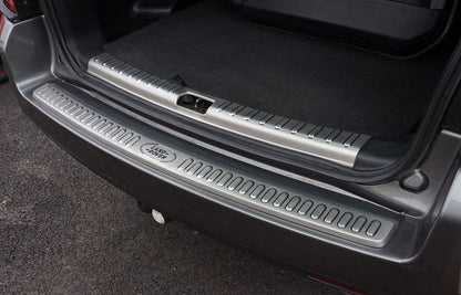 Rear Bumper Tread Cover - Chrome - Genuine  - for Land Rover Freelander 2