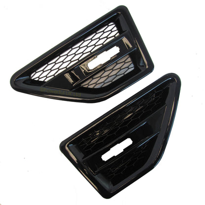 Side Vents - Gloss Black - for Land Rover Freelander 2 - PAIR