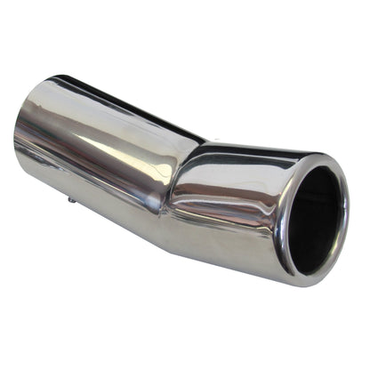 Chrome Single Exhaust Tip - Petrol  - for Land Rover Freelander 1 1.8L