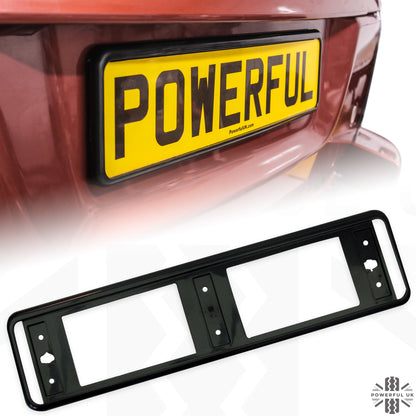 Rear Number Plate Surround - Black - for Range Rover Sport L320