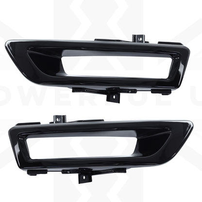 Gloss Black Fog Light Surround for Land Rover Discovery Sport 2015-19 - Pair