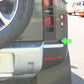 Rear Bumper Recess Insert (Upper Section) for Land Rover Defender L663 - Gloss Black - RIGHT