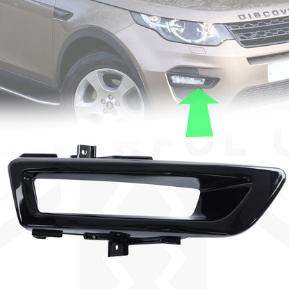 Gloss Black Fog Light Surround for Land Rover Discovery Sport 2015-19 - Right