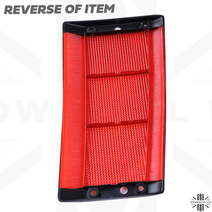 Rear Light Lens for Range Rover Classic - Side Section - Black Edge - Right Side