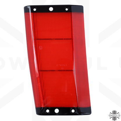 Rear Light Lens for Range Rover Classic - Side Section - Black Edge - Right Side