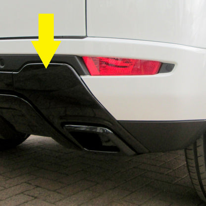 Rear Bumper Plastic Exhaust Trim for Range Rover Evoque L538 Dynamic - Black - RH