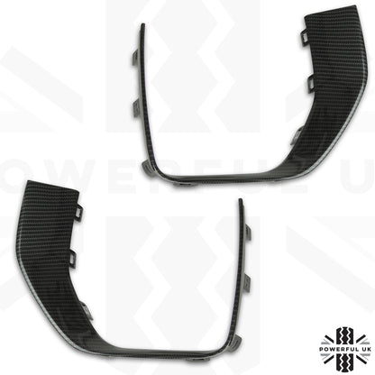 Front Bumper Vent Surrounds - Carbon for Range Rover Evoque 2016+