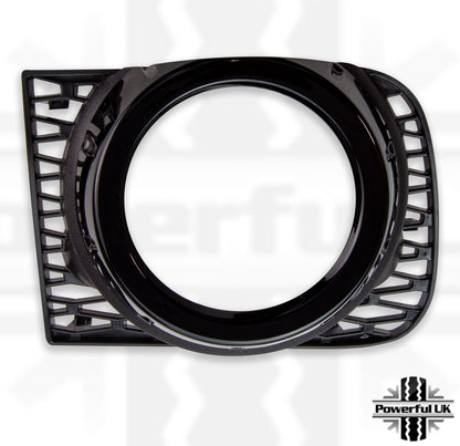 Front Bumper Fog Lamp Surrounds for Range Rover L322 2010 -  Black