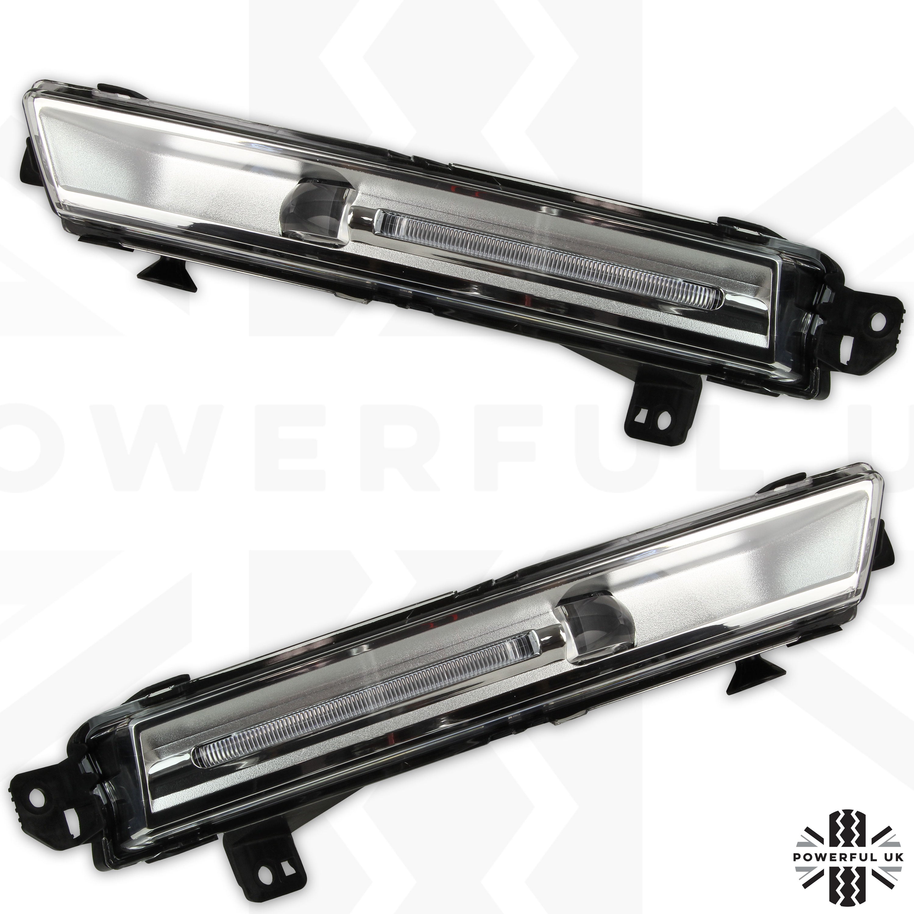 Front LED Fog Light - Silver - Range Rover L405 2018 - PAIR