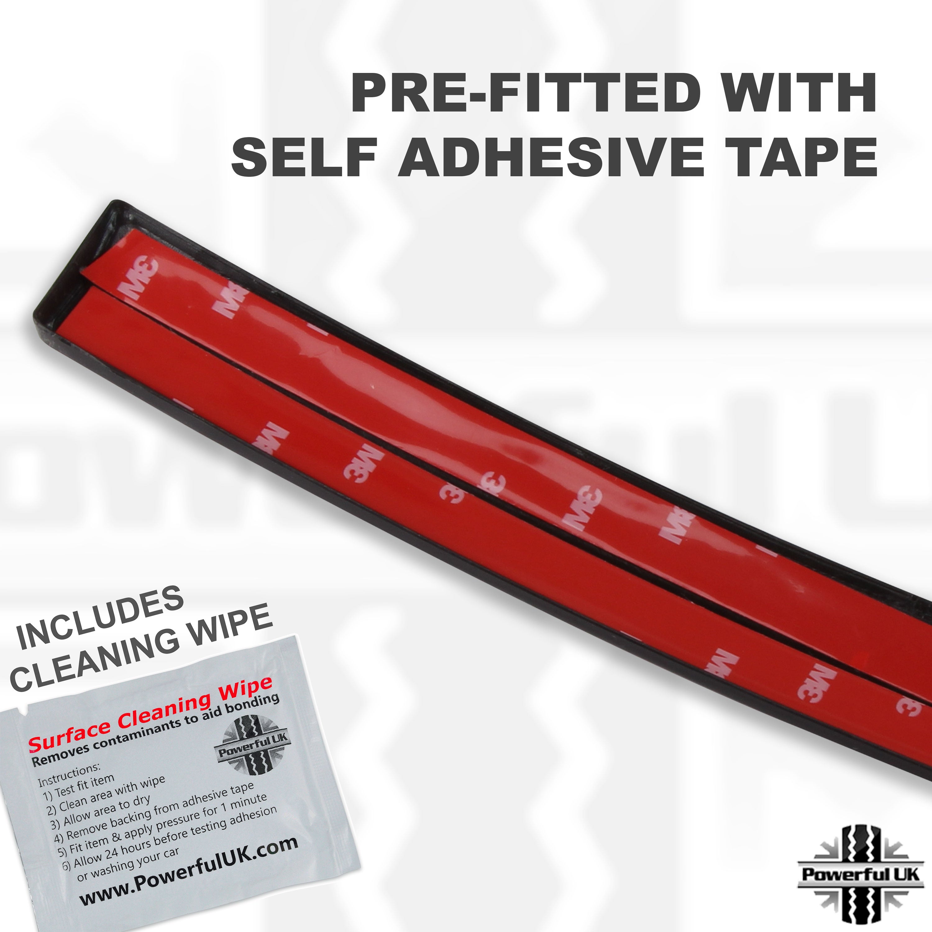 Tailgate Trim Stick On Cover - Gloss Black for Range Rover L405