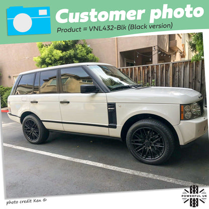 Vinyl Graphics - L405 Style Stripes - Black for Range Rover L322