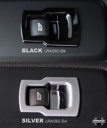 Interior Window Switch Insert Trim (3 pc) - Gloss Black - for Land Rover Discovery 4