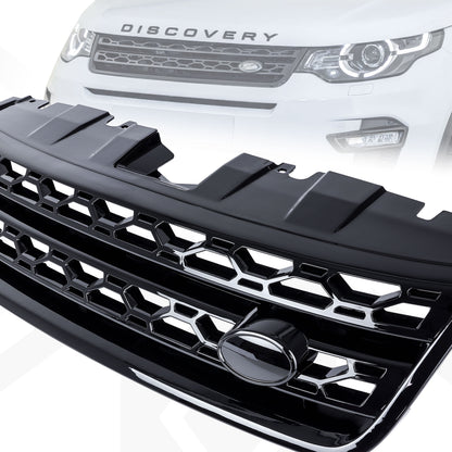 Front Grille for Land Rover Discovery Sport (2014-19) - Aftermarket - Gloss Black