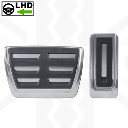 2pc Automatic Pedal Cover Kit for VW Transporter T5 & T6 - LHD