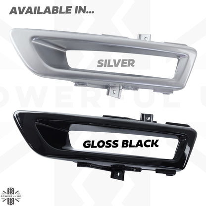 Gloss Black Fog Light Surround for Land Rover Discovery Sport 2015-19 - Left