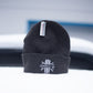 Embroidered Beanie Hat Powerful UK Ltd "Merch" - Charcoal Grey