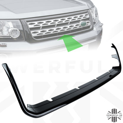 Front Grille Cover Trim for Land Rover Freelander 2 (2012+) - Black