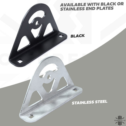 Roof Rack Mount Clamp Kit for Thule Cross Bars - Kit D (Black)