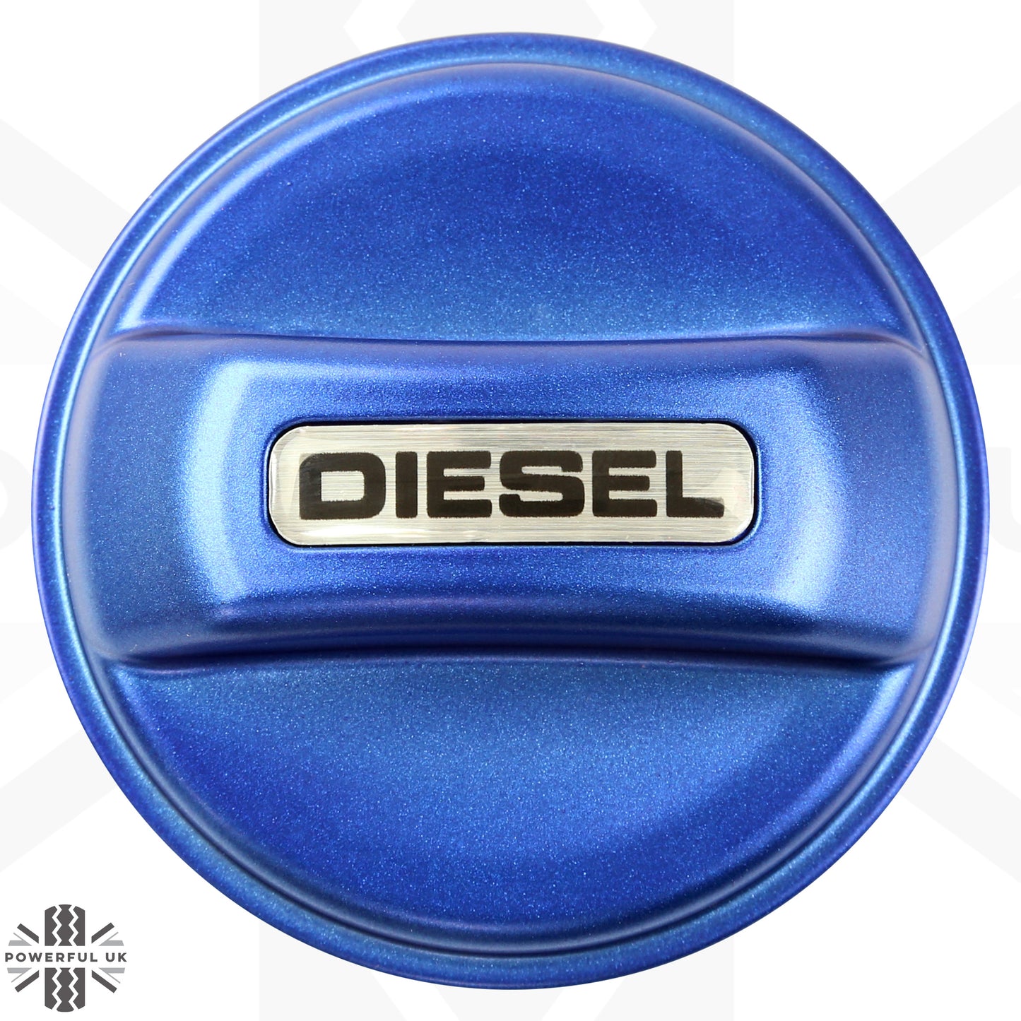 Fuel Filler Cap Cover for Land Rover Freelander 2 - DIESEL - Blue