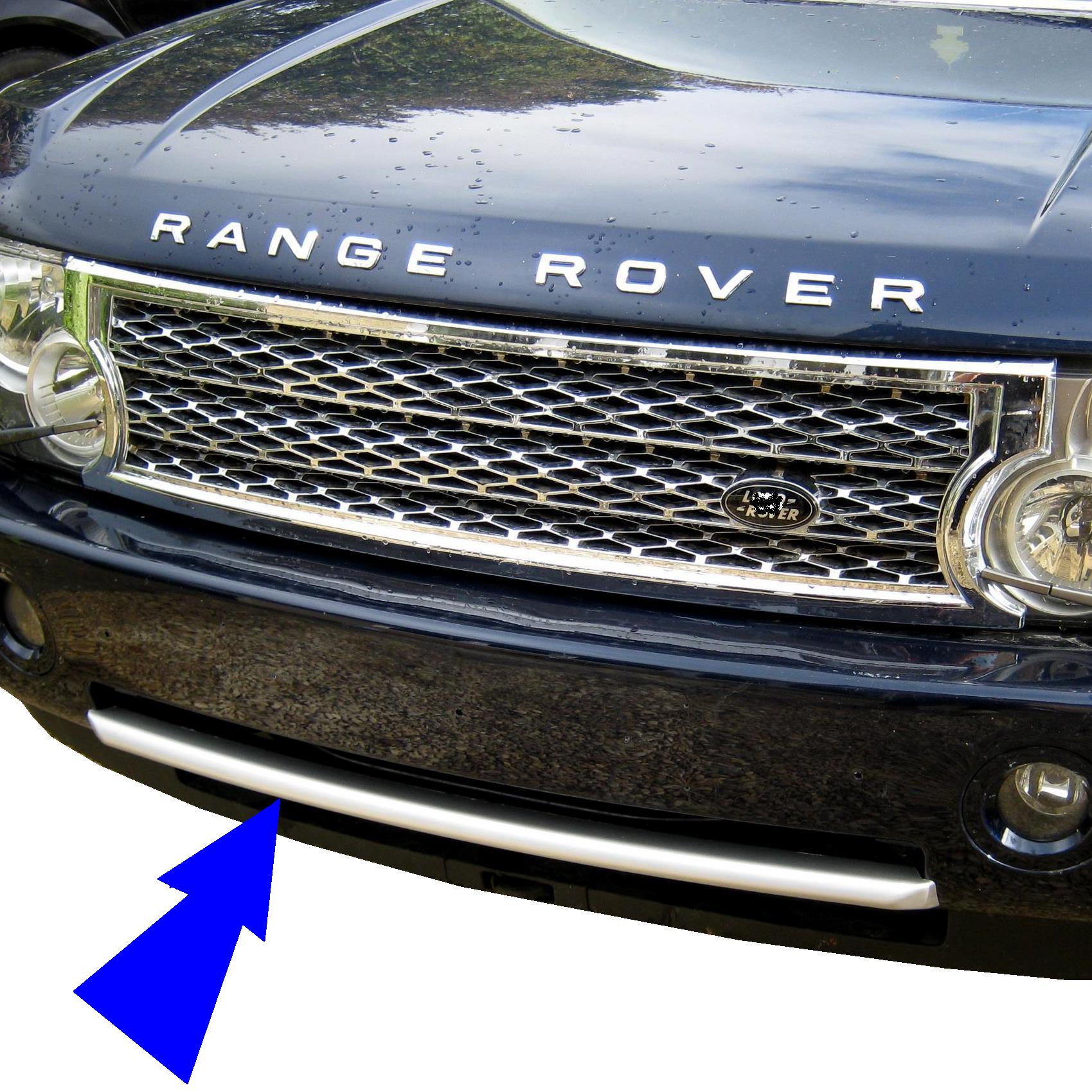 Range rover deals chrome accessories