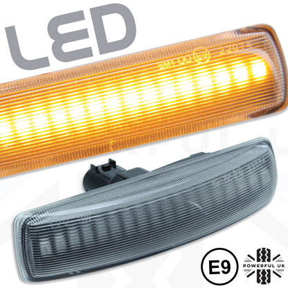 Side Repeaters for Land Rover Discovery 3 & 4  (Pair) - LED - Clear