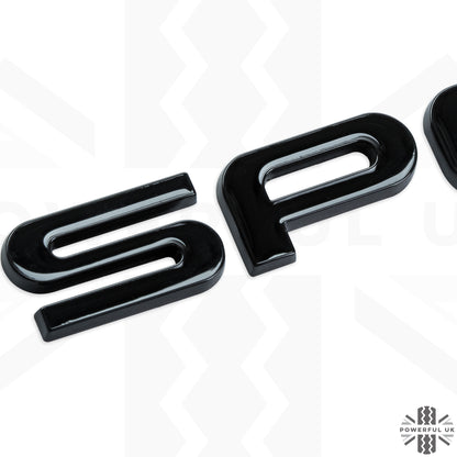 Tailgate SPORT Lettering - All Black for Land Rover Discovery Sport