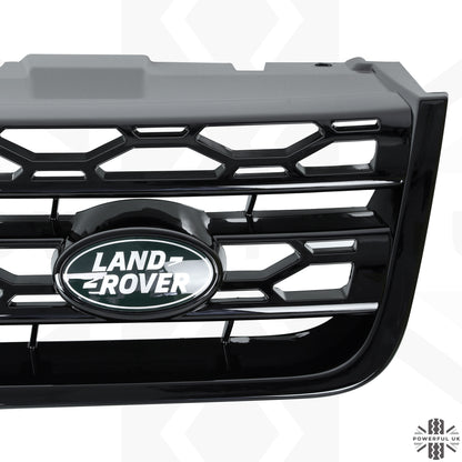 Front Grille for Land Rover Discovery Sport (2014-19) - Genuine - Gloss Black