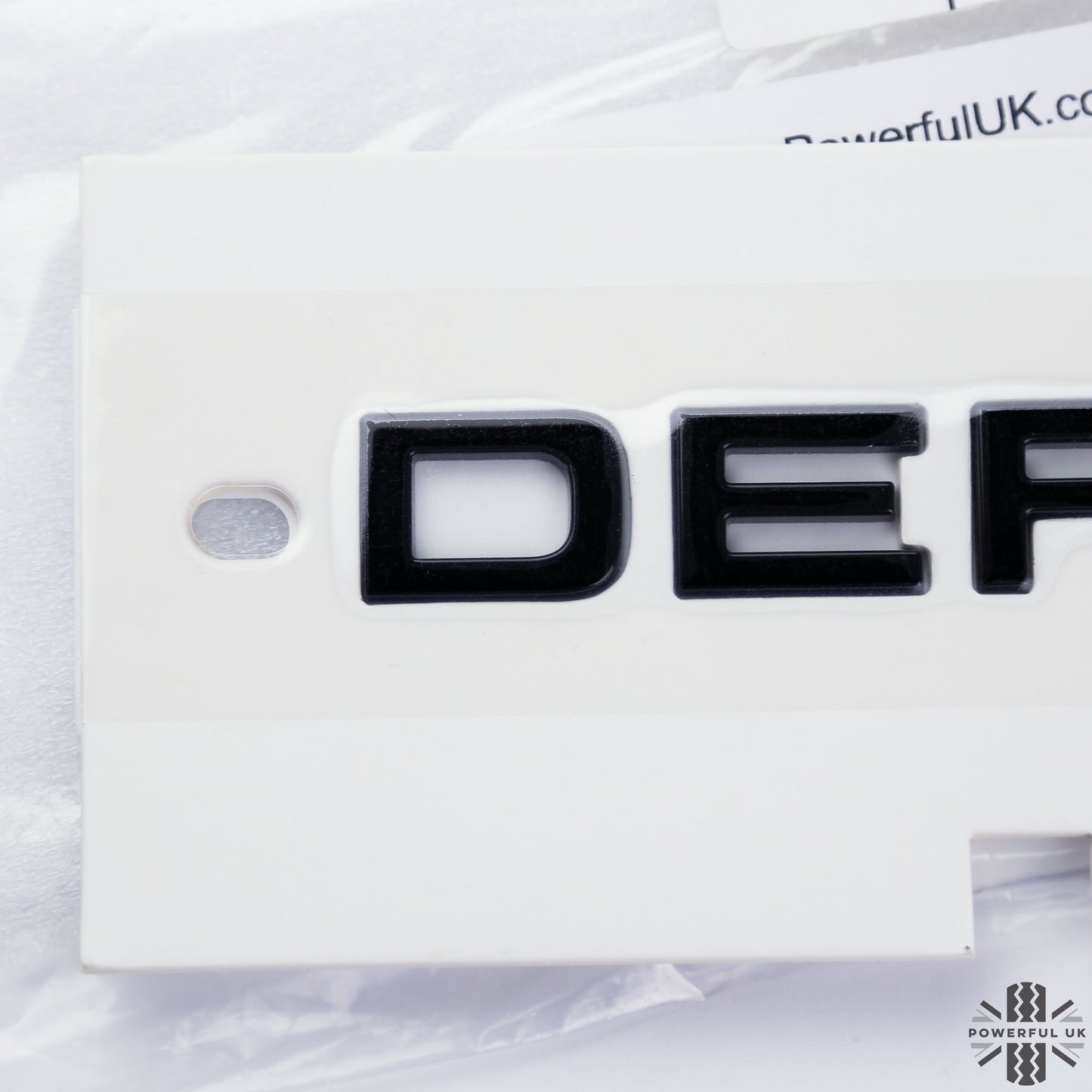 Tailgate Lettering - Narvik Black - for Land Rover Defender L663