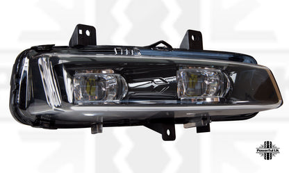 Front Bumper DUMMY Fog Lamps - BLACK - for Range Rover Evoque PAIR