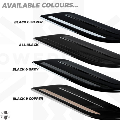 Dummy Bonnet Vents (Type 2) - 'Black & Copper' for Range Rover Evoque