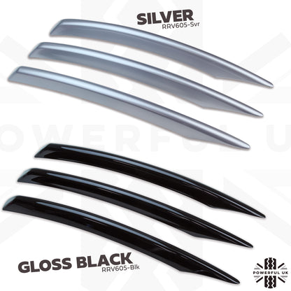 Front Vent Blade Covers - Silver for Range Rover L405 2018