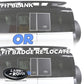 Side Panel Decal Kit - 'Blank & Badge Relocate' - Matte Black for Land Rover Defender L663