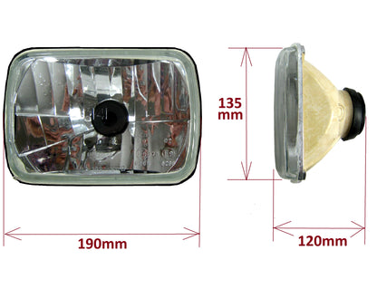 Crystal Headlight Upgrade Kit Jeep Cherokee - RHD