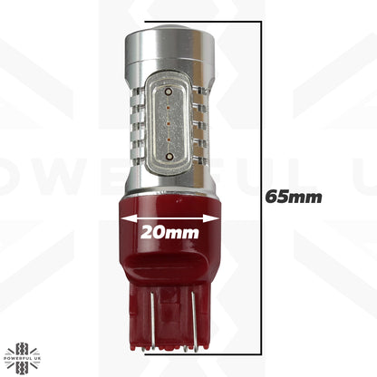 Red LED Bulb (T20) - Dual Function Stop/Tail - PAIR