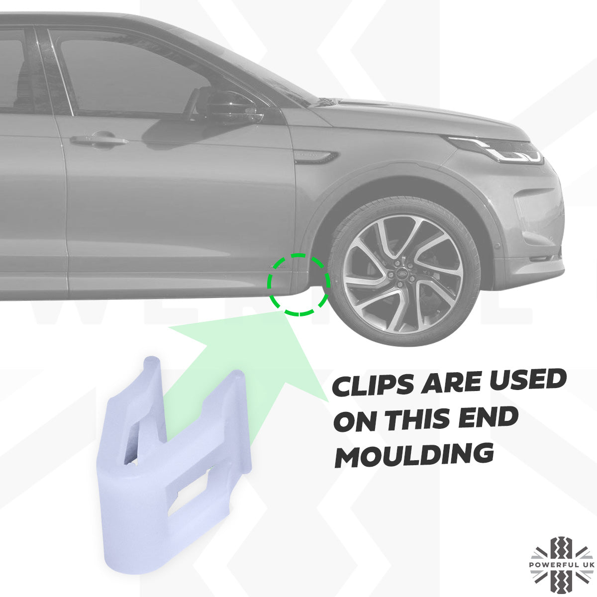 Exterior Trim Clips for Land Rover Discovery Sport - 5pc