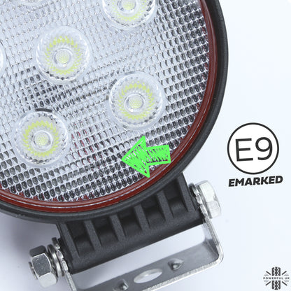 4.6" LED Round Work Light - 1pc