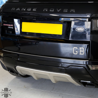 Rear Bumper Trim Strip (Dynamic models only) - Gloss Black for Range Rover Evoque