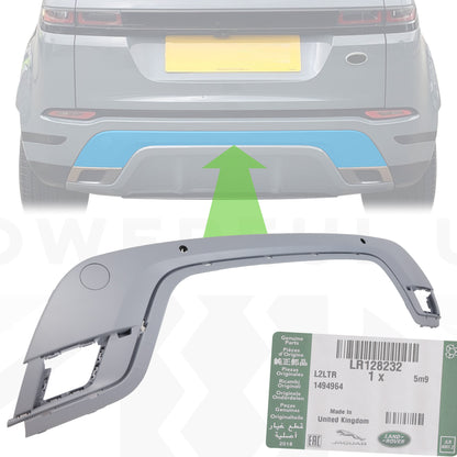 Genuine Rear Bumper Finisher Trim for Range Rover Evoque 2 2019+