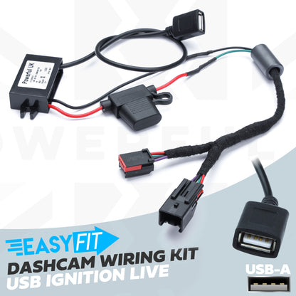 Dash Cam Overhead Console Wiring Kit for Range Rover Sport L320 - USB-A