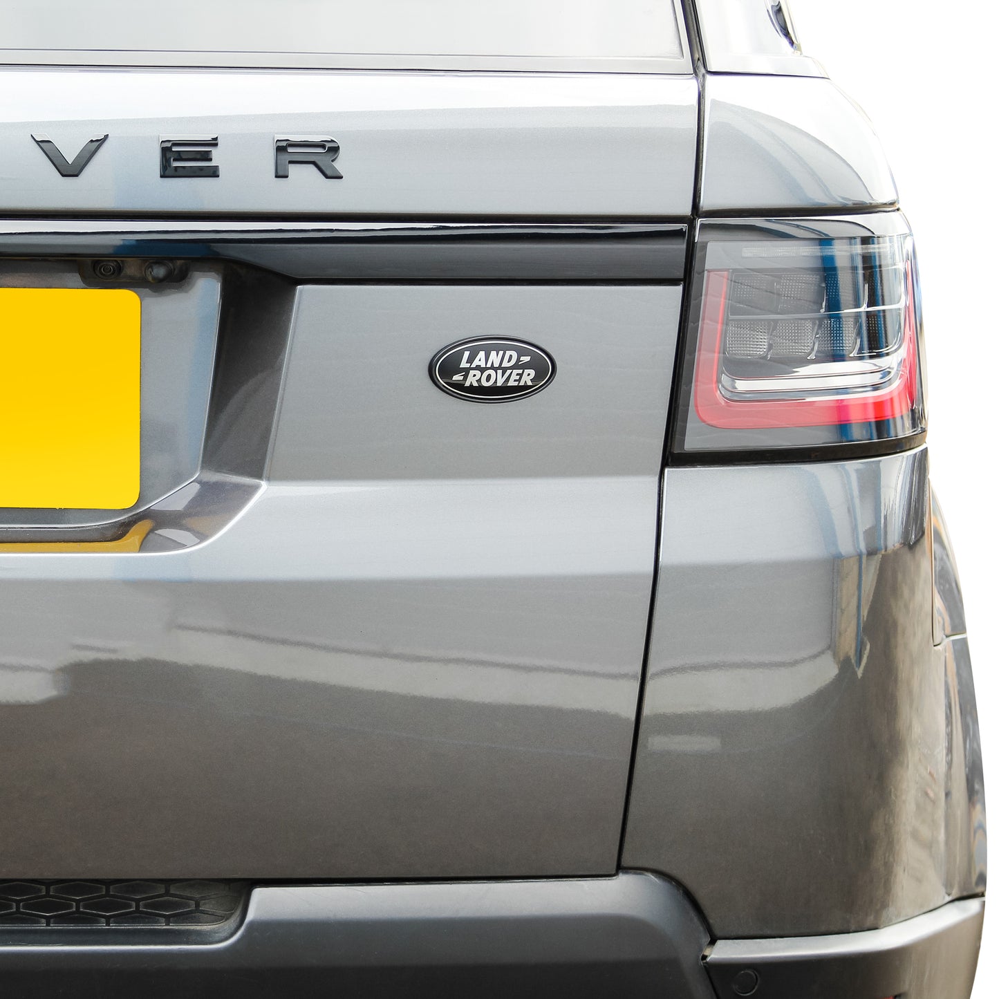 Rear Tailgate Badge - Black & Silver - for Range Rover Sport L494