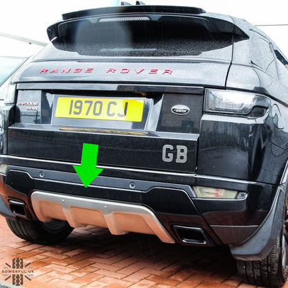 Rear Bumper Strip Cover for Range Rover Evoque L538 Dynamic - Black