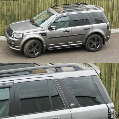 C-Pillar Decals - Black for Land Rover Freelander 2