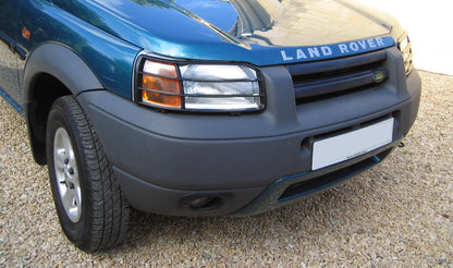 Front Light Guards - Black - for Land Rover Freelander 1 upto 2004